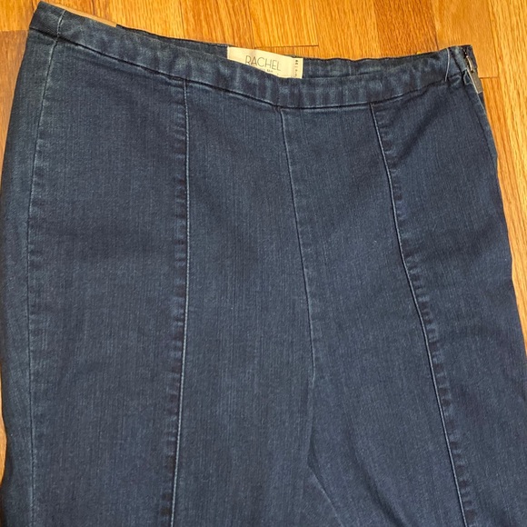 Dark Wash Flare Jeans - Picture 2 of 3